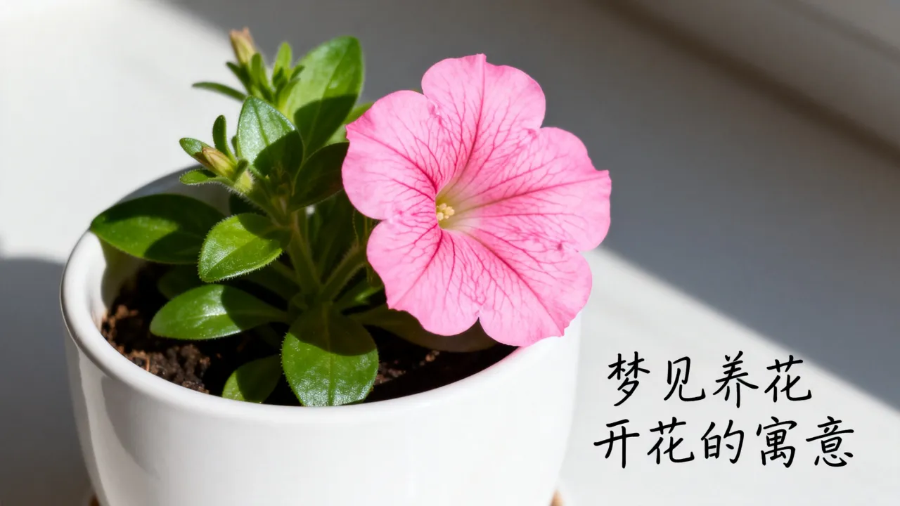 梦见养的花有什么寓意吗，梦见养花开花代表什么