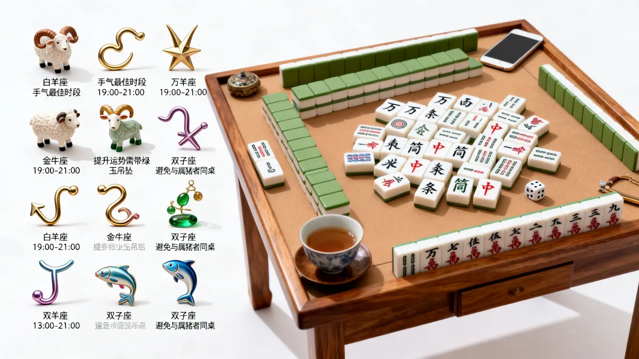 十二星座麻将哪个星座手气最佳,打麻将运势怎么提升 十二星座麻将哪个星座手气最佳,打麻将运势怎么提升