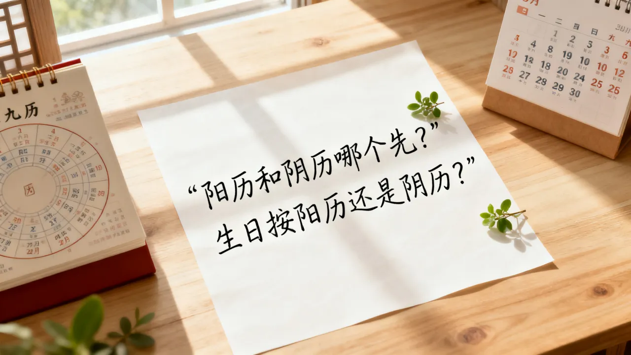 阳历和阴历哪个先,生日是按阳历还是阴历算? 阳历和阴历哪个先,生日是按阳历还是阴历算?