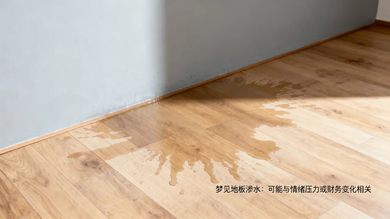 梦到地板渗水是啥意思，梦见地板渗水是什么预兆