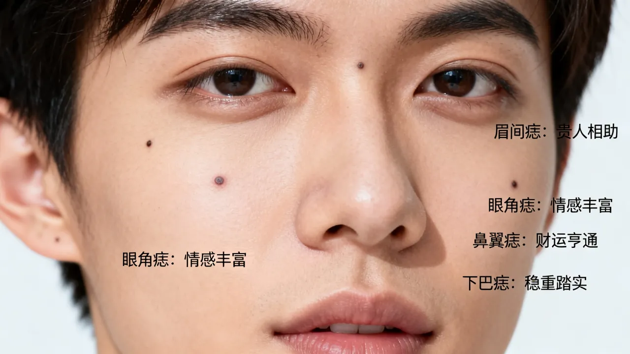 面部痣的位置与命运有何关联,脸上各部位长痣代表什么? 面部痣的位置与命运有何关联,脸上各部位长痣代表什么?