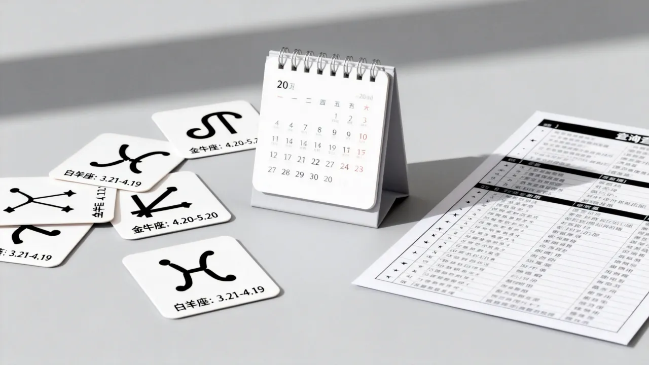 十二星座生日是按农历还是公历，星座生日查询表准吗