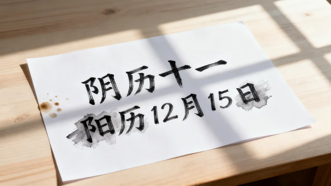 阴历十一是阳历几号，农历十一日对应阳历几月几号？
