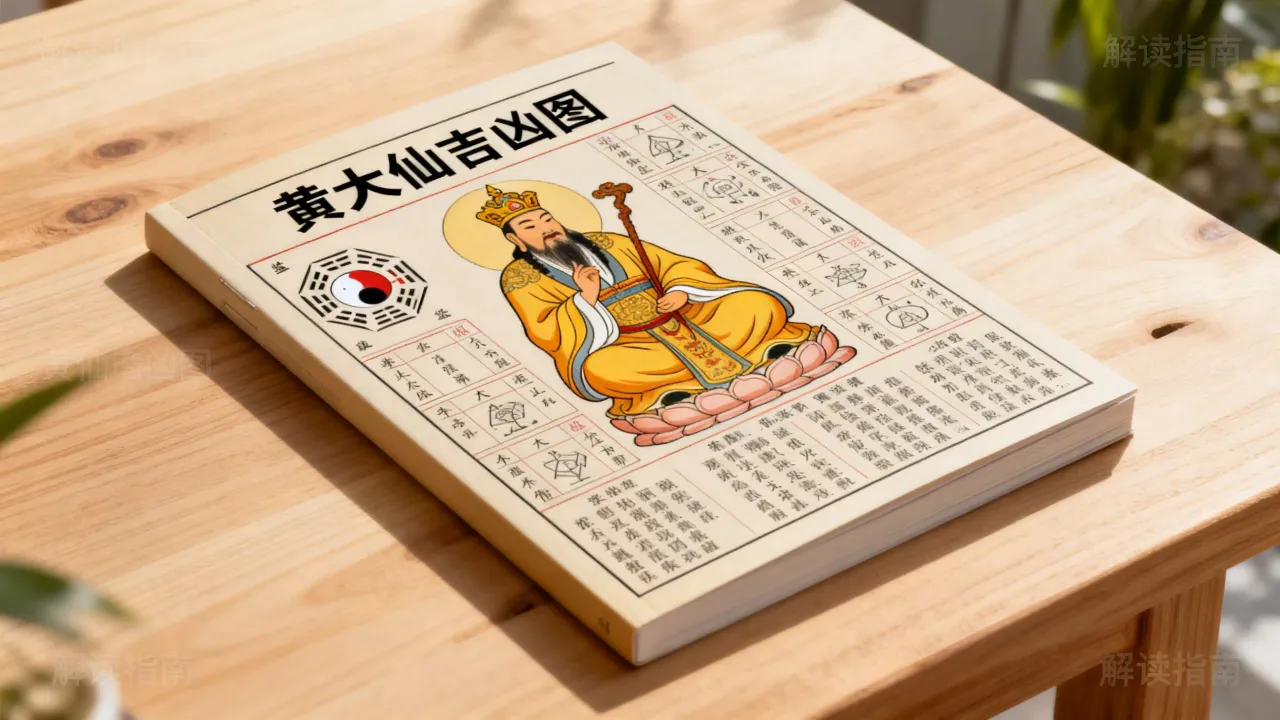 黄大仙怎么看吉凶图？，黄大仙吉凶图如何解读