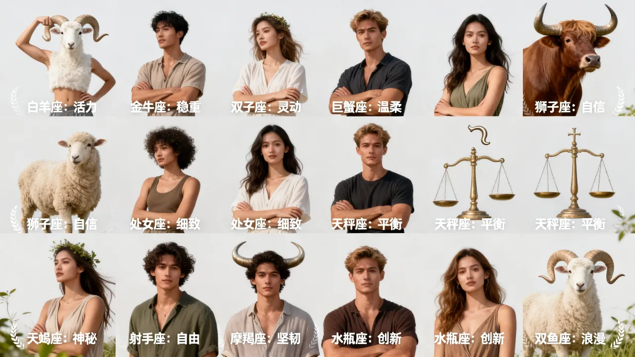 十二星座照片人是什么?十二星座照片人怎么制作 十二星座照片人是什么?十二星座照片人怎么制作