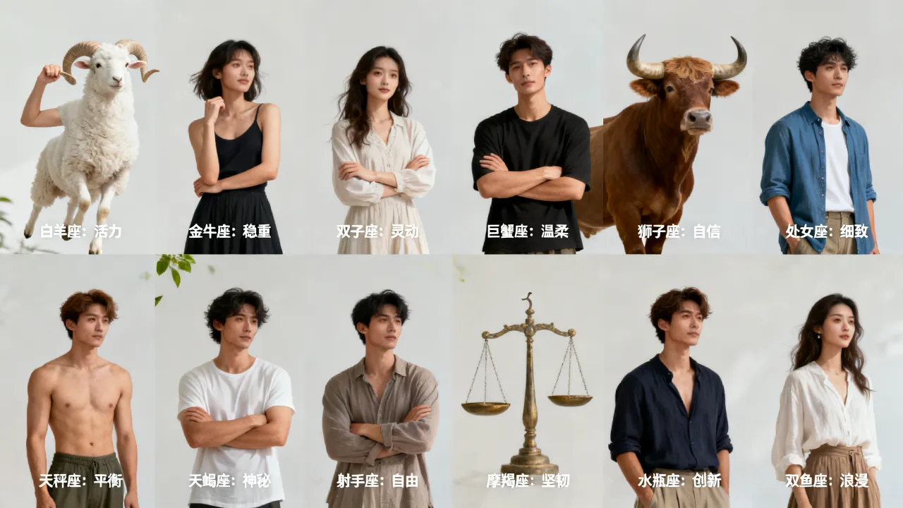 十二星座照片人是什么？十二星座照片人怎么制作