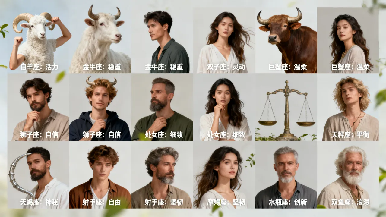 十二星座照片人是什么?十二星座照片人怎么制作 十二星座照片人是什么?十二星座照片人怎么制作