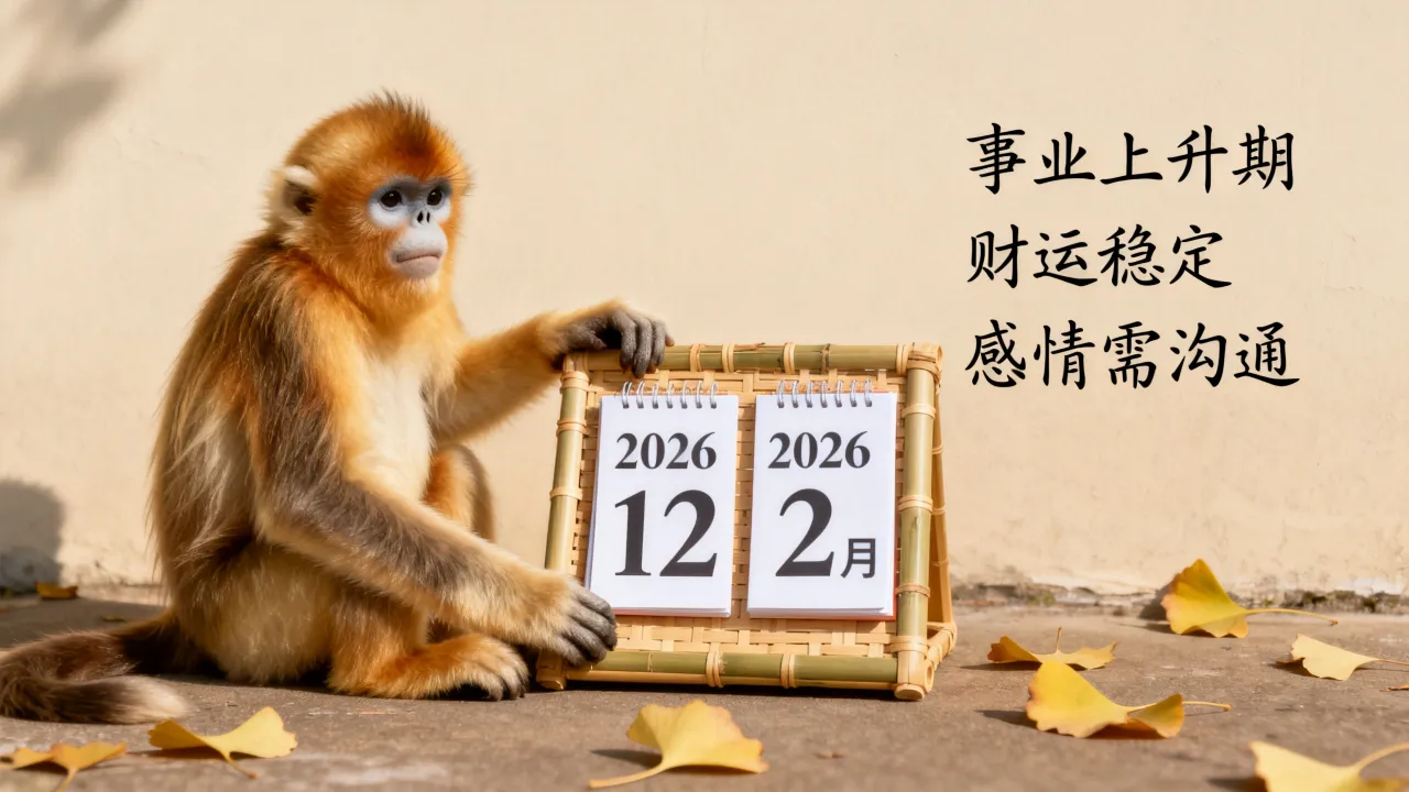 属猴2026年12月运势如何？属猴2026年2月详细运程解析
