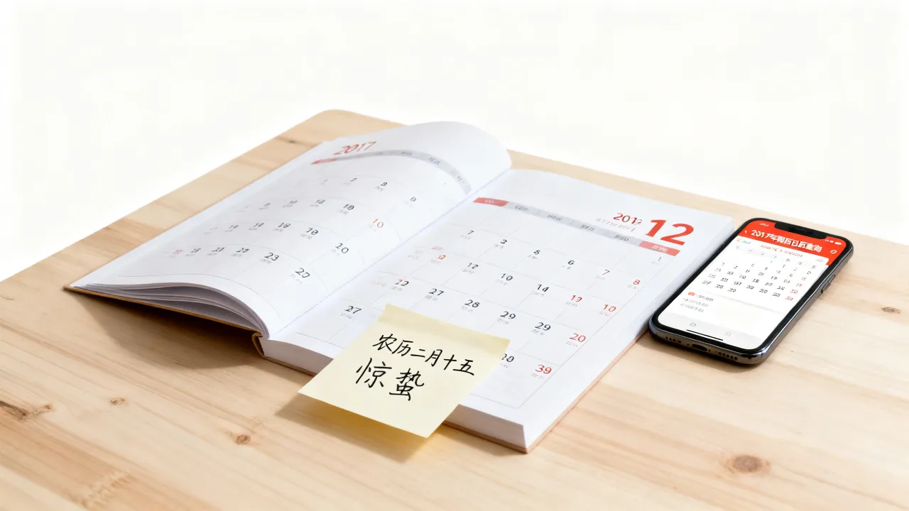 2017年阴历日历怎么查询？日历2017阴历查询表