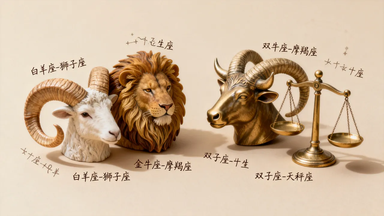 十二星座配对准吗?哪个星座组合最般配? 十二星座配对准吗?哪个星座组合最般配?
