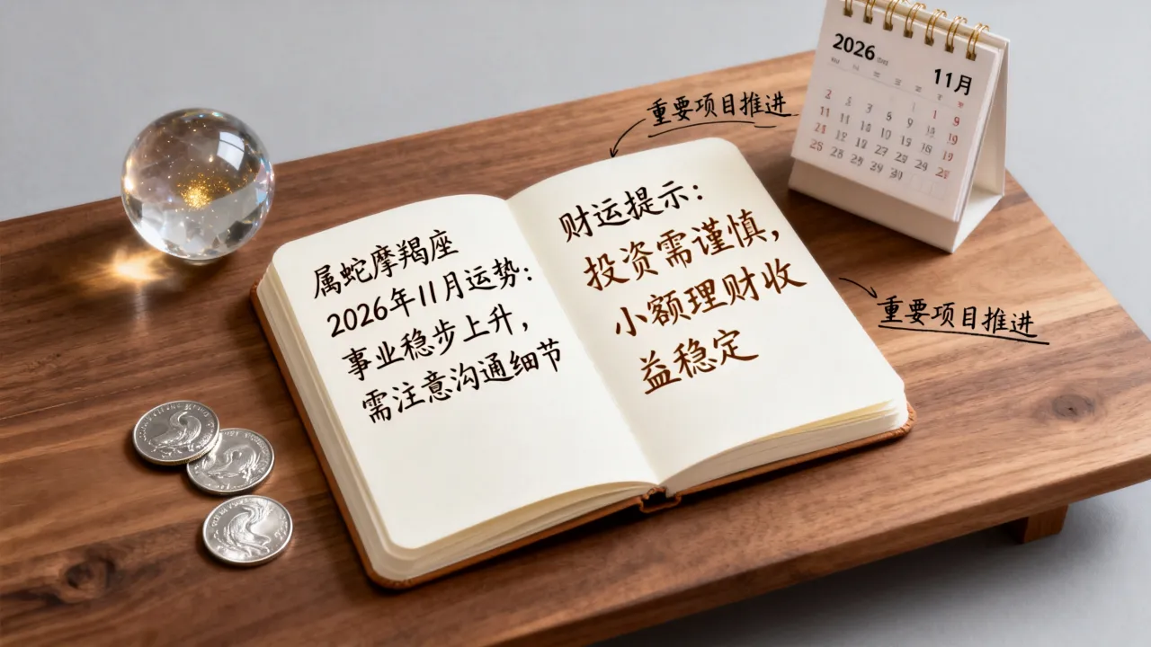 属蛇摩羯座2026年十一月运势如何,属蛇摩羯座十一月财运好吗 属蛇摩羯座2026年十一月运势如何,属蛇摩羯座十一月财运好吗
