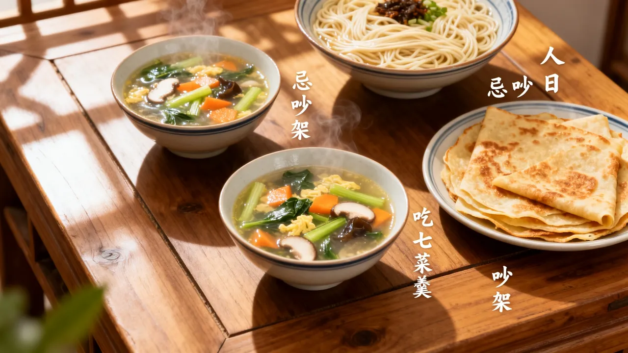 阴历正月7号是什么日子,正月初七人日习俗禁忌吃什么? 阴历正月7号是什么日子,正月初七人日习俗禁忌吃什么?