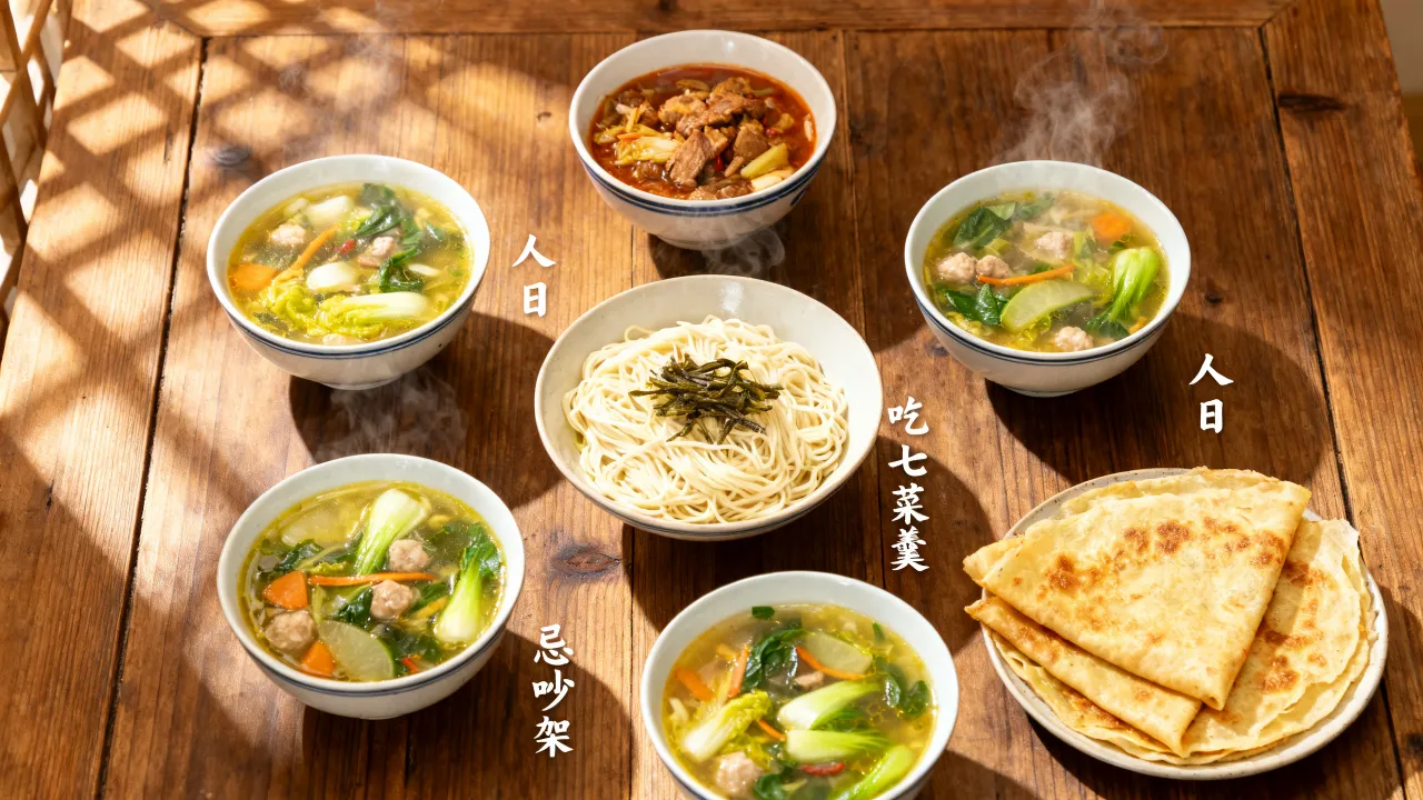 阴历正月7号是什么日子,正月初七人日习俗禁忌吃什么? 阴历正月7号是什么日子,正月初七人日习俗禁忌吃什么?