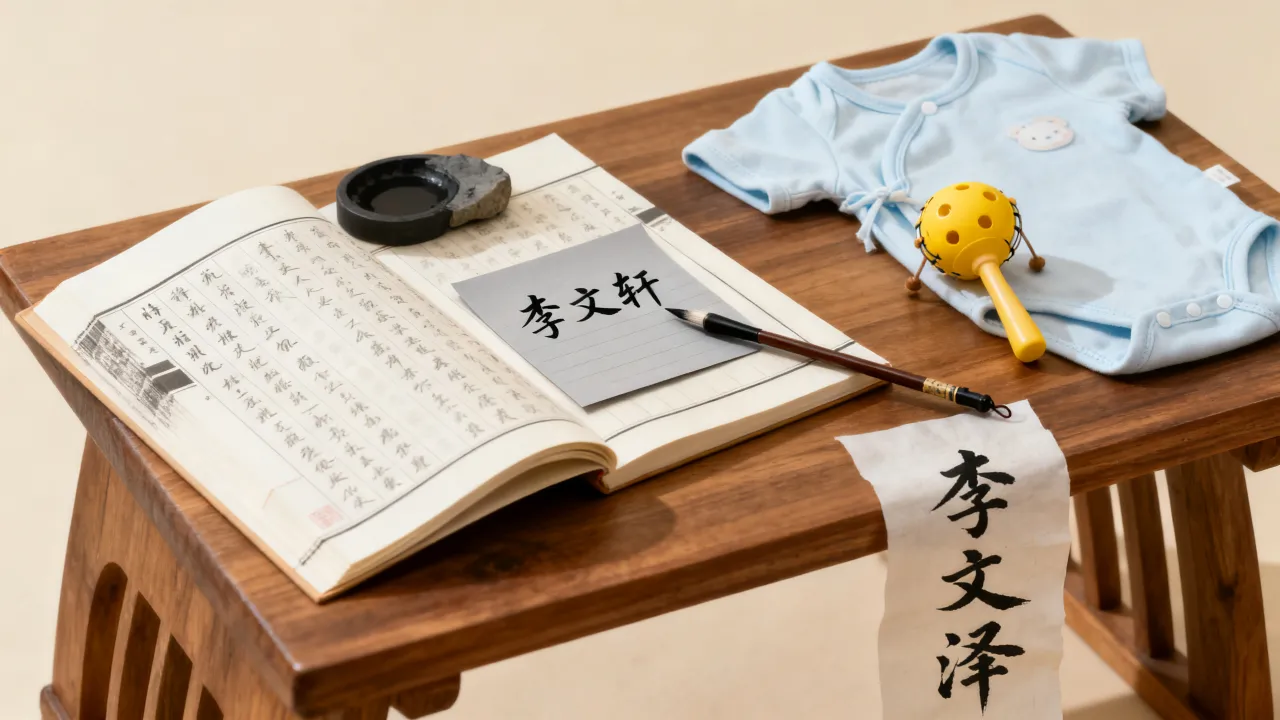 男宝宝起名李文什么好听，李文后面加什么字寓意好？