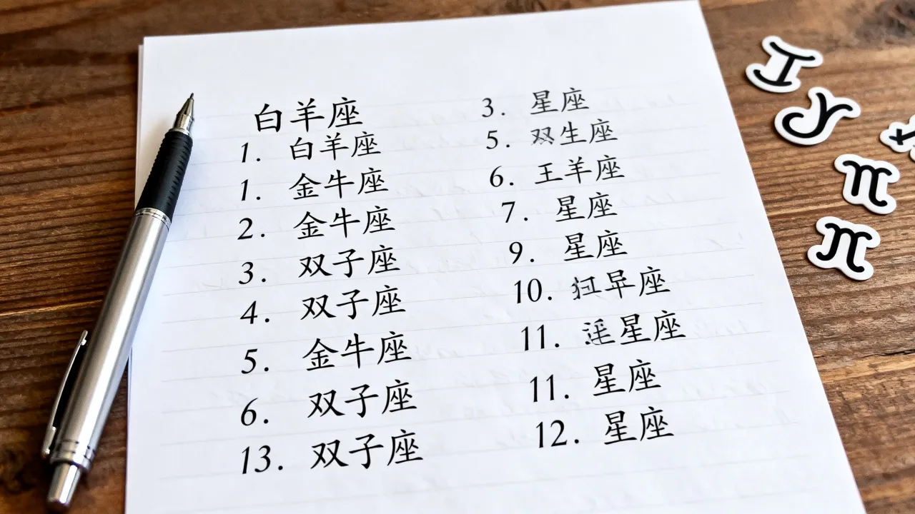 十二星座谁写字最好看？字迹最工整的星座排名，你排第几？