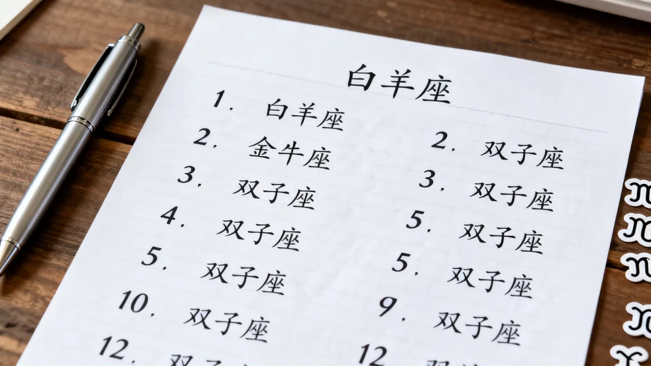 十二星座谁写字最好看？字迹最工整的星座排名，你排第几？