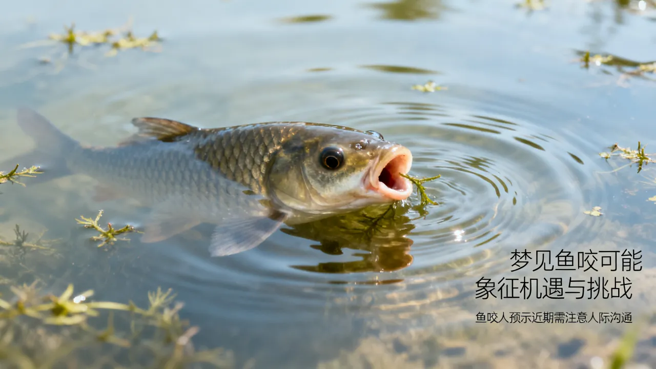 梦到鱼咬了是什么启示，梦见鱼咬人预示着什么吉凶