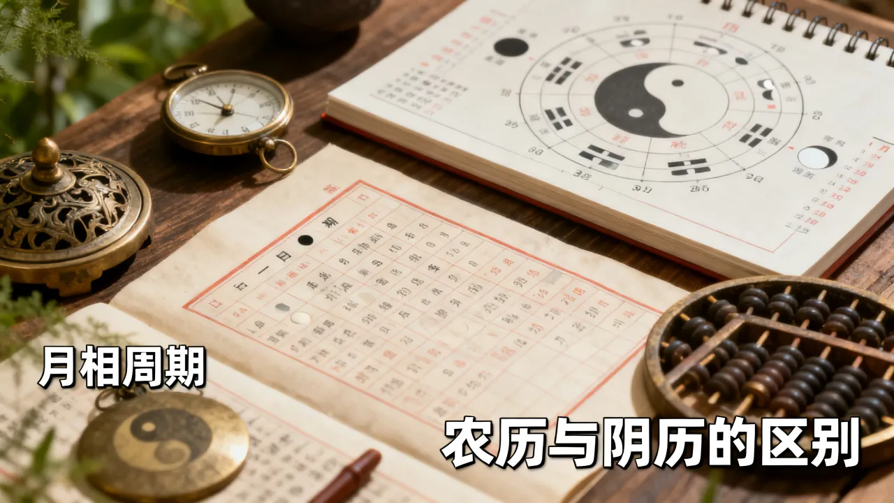 如何用农历算阴历，农历和阴历有什么区别？
