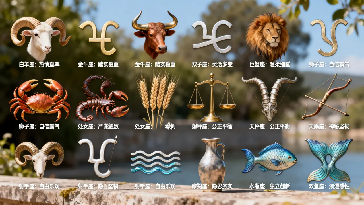 十二星座特质分别是什么，十二星座性格特点有哪些？