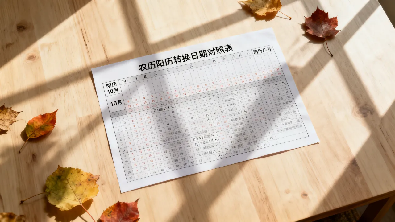 阳历10月是阴历几月?农历阳历转换日期对照表 阳历10月是阴历几月?农历阳历转换日期对照表
