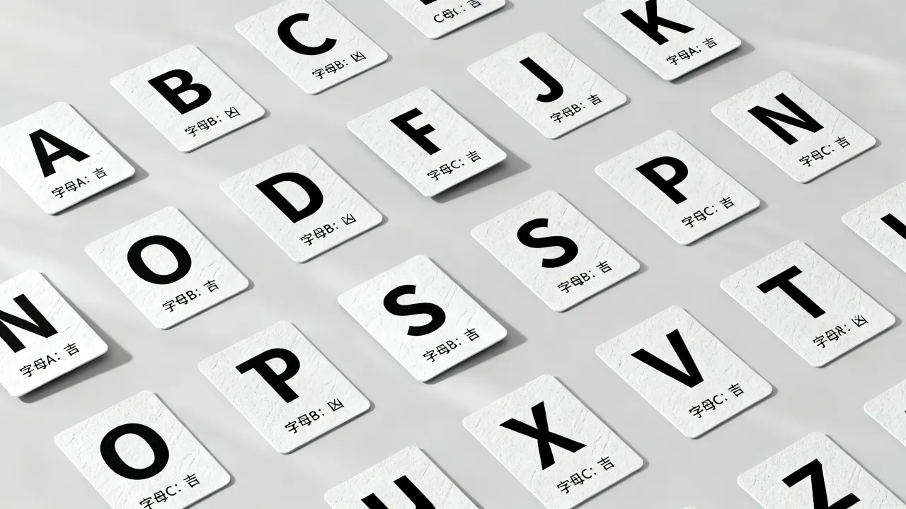 字母怎么理解吉凶图,字母吉凶对照表怎么看 字母怎么理解吉凶图,字母吉凶对照表怎么看