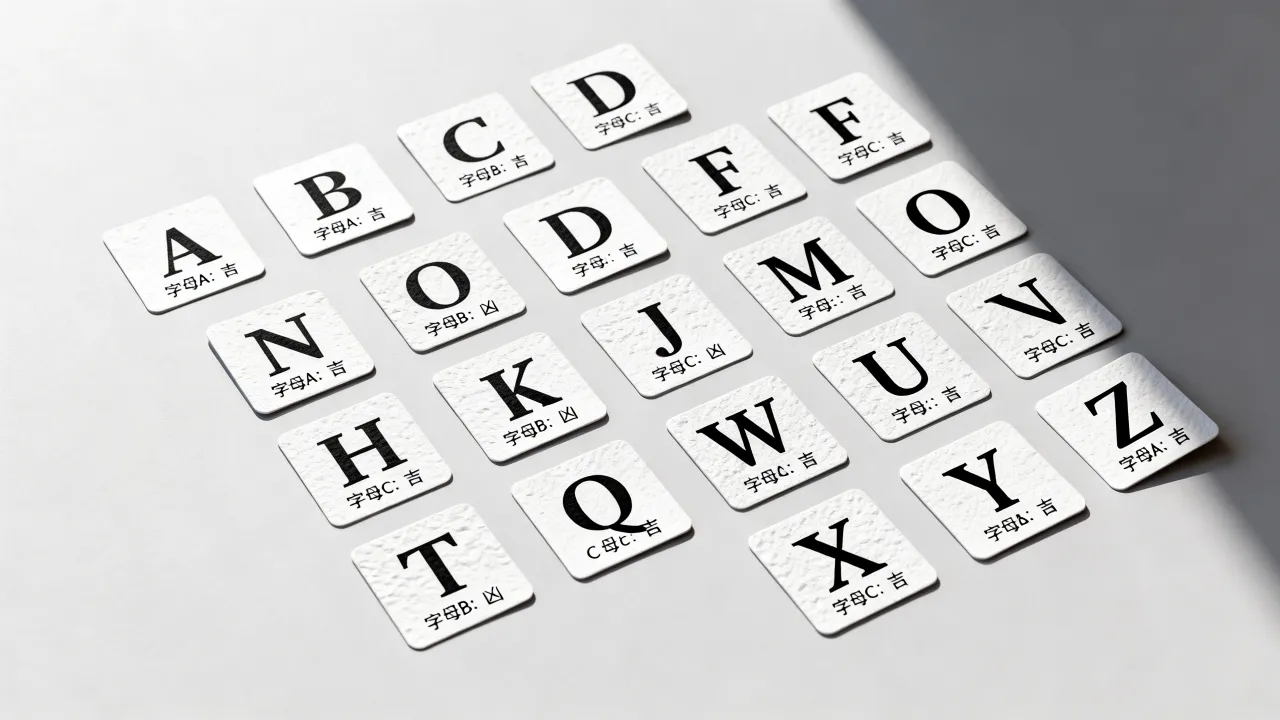字母怎么理解吉凶图,字母吉凶对照表怎么看 字母怎么理解吉凶图,字母吉凶对照表怎么看