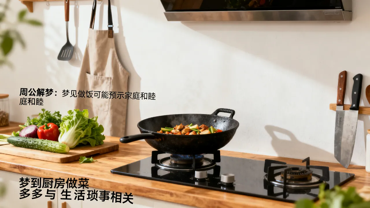梦到厨房做菜意味着什么,周公解梦梦见做饭有何预兆 梦到厨房做菜意味着什么,周公解梦梦见做饭有何预兆