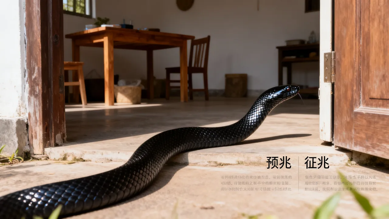 梦到黑蛇进屋是什么预兆,梦到黑蛇进屋代表什么征兆 梦到黑蛇进屋是什么预兆,梦到黑蛇进屋代表什么征兆