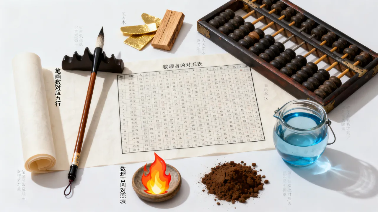 姓名笔画怎么测吉凶，姓名五行数理吉凶查询方法