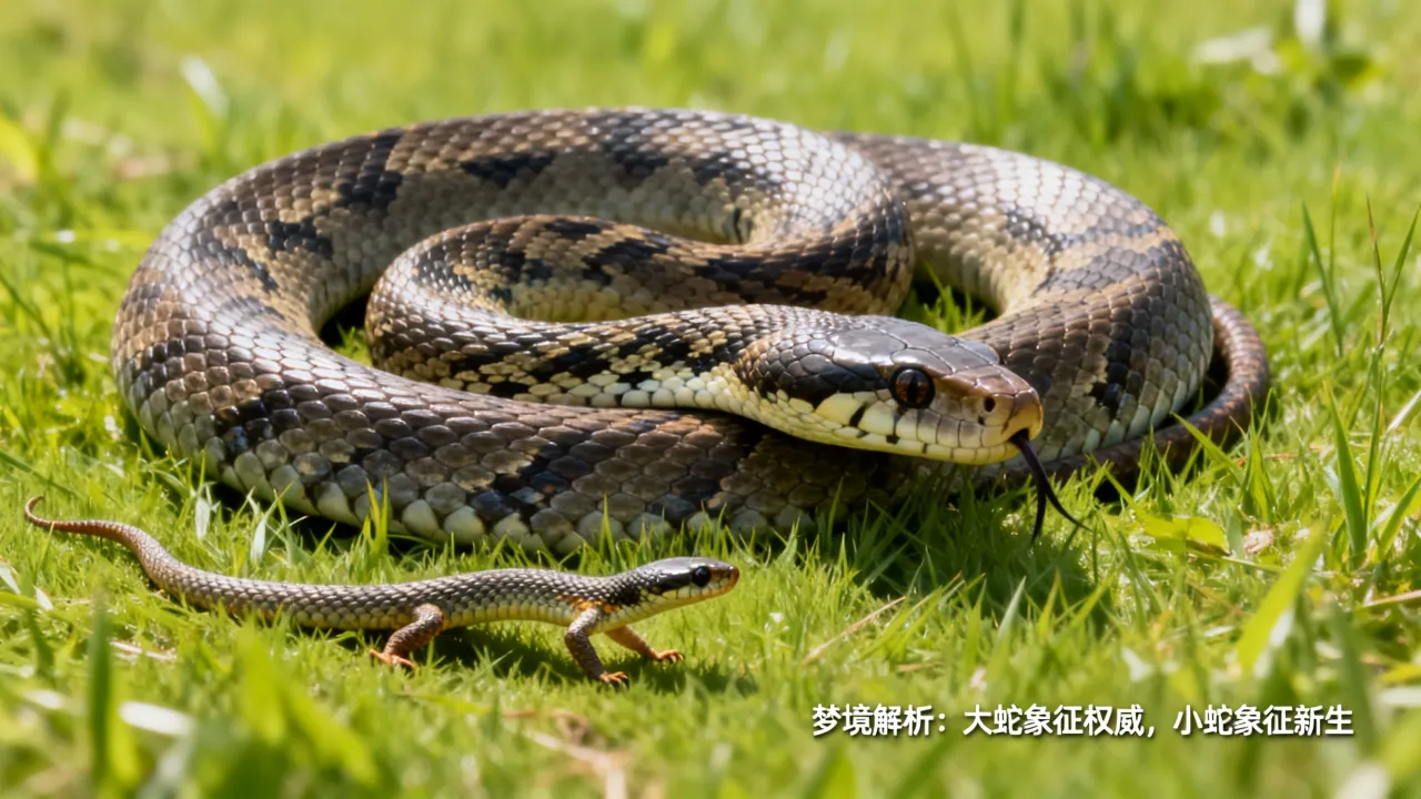 梦见一条大蛇和一条小蛇有什么意思吗,梦见大蛇和小蛇预示什么? 梦见一条大蛇和一条小蛇有什么意思吗,梦见大蛇和小蛇预示什么?