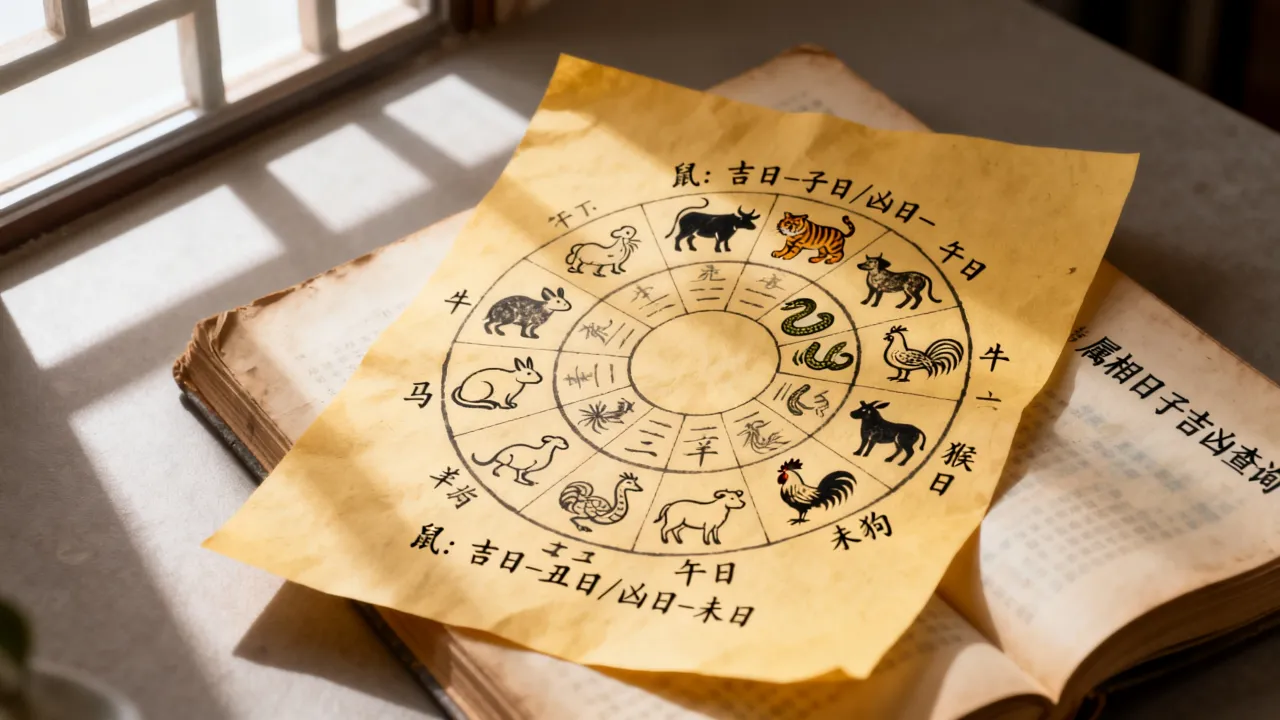 怎么看属相日子吉凶表，十二生肖吉凶日查询怎么看