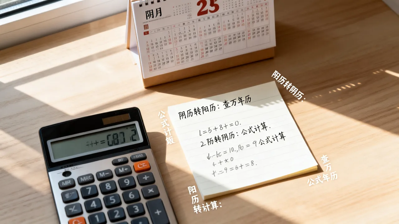 阴历阳历怎么转换，阴历阳历转换查询怎么算？