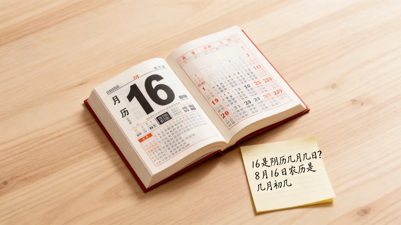 16是阴历几月几日?8月16日农历是几月初几 16是阴历几月几日?8月16日农历是几月初几