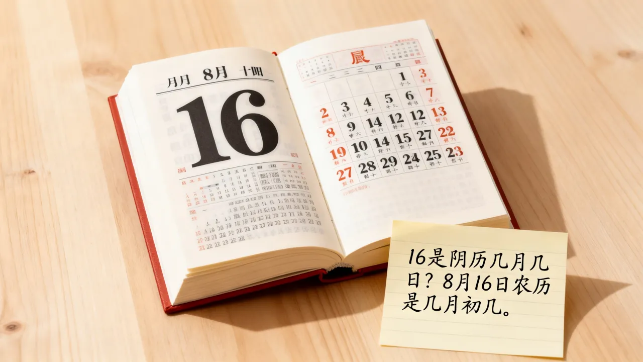 16是阴历几月几日?8月16日农历是几月初几 16是阴历几月几日?8月16日农历是几月初几