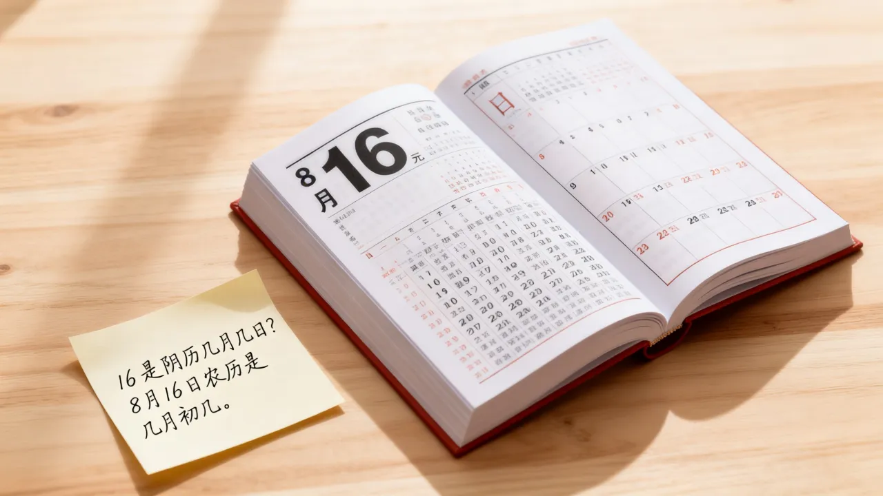 16是阴历几月几日?8月16日农历是几月初几 16是阴历几月几日?8月16日农历是几月初几