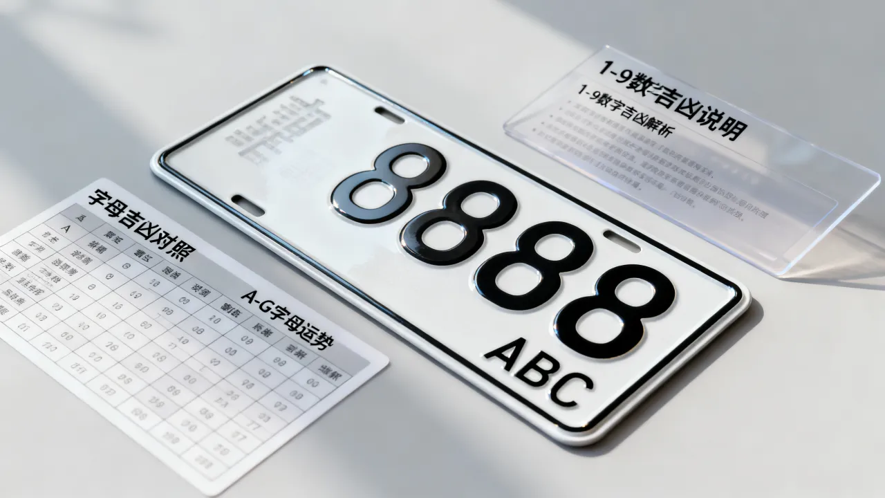 牌照怎么看吉凶图解,车牌号数字字母吉凶对照表准吗? 牌照怎么看吉凶图解,车牌号数字字母吉凶对照表准吗?