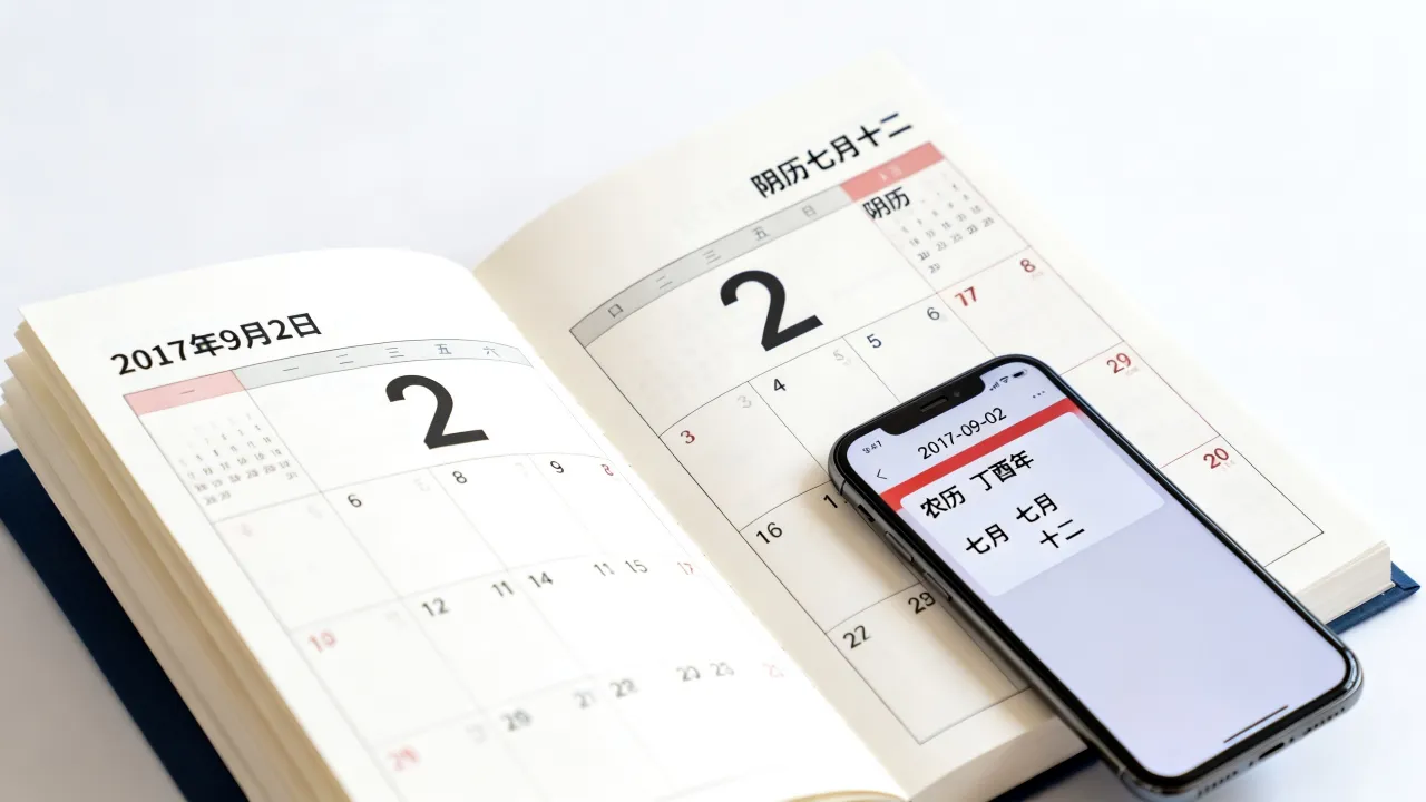2017年9月2日阴历是几月几号,农历生日怎么看? 2017年9月2日阴历是几月几号,农历生日怎么看?