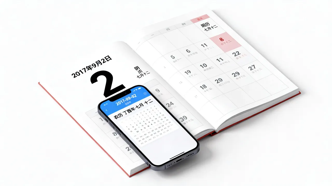 2017年9月2日阴历是几月几号,农历生日怎么看? 2017年9月2日阴历是几月几号,农历生日怎么看?