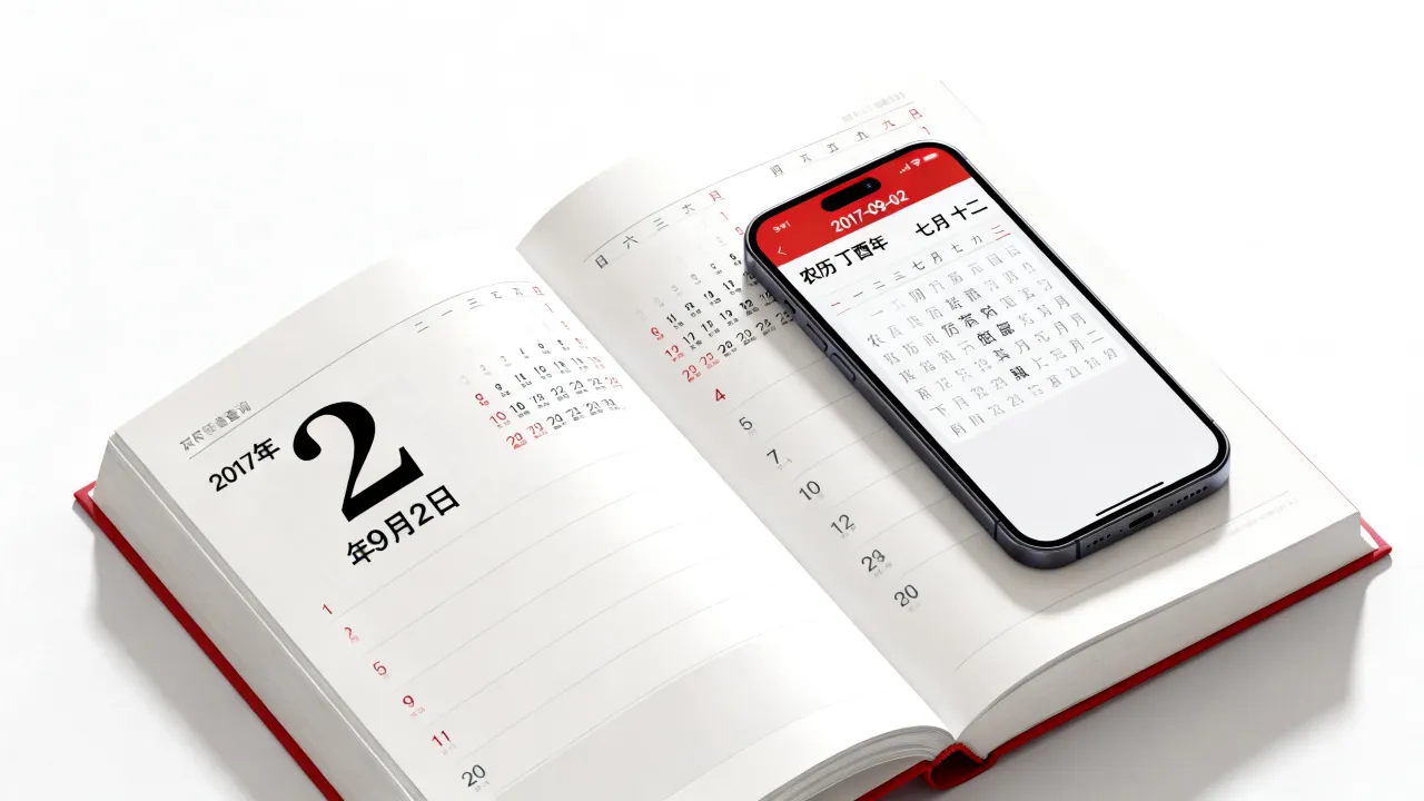 2017年9月2日阴历是几月几号,农历生日怎么看? 2017年9月2日阴历是几月几号,农历生日怎么看?