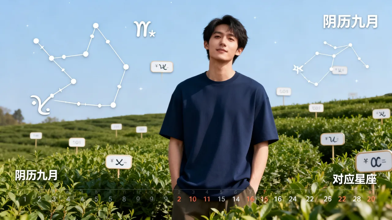 阴历9月出生是什么星座，阴历九月星座对应查询
