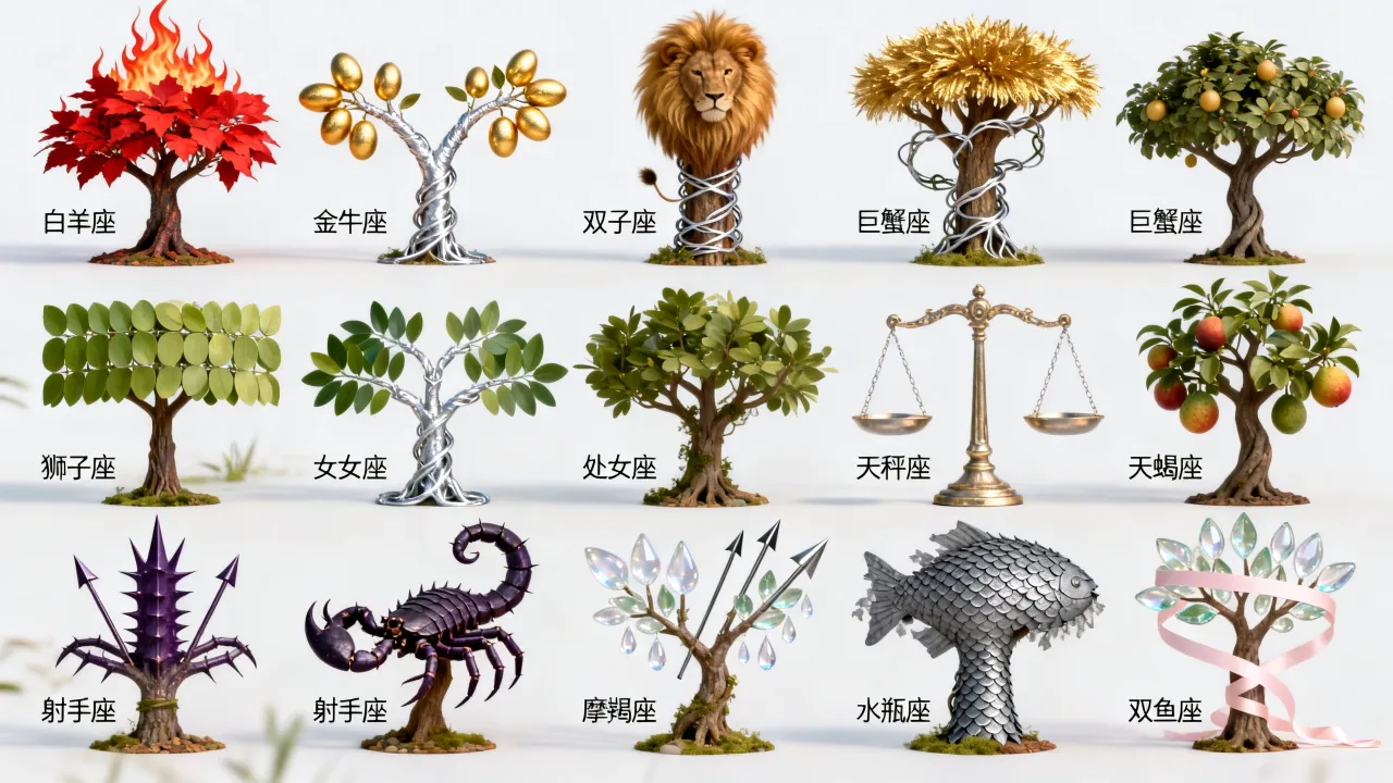 十二星座梦幻树的秘密是什么?怎么才能看懂 十二星座梦幻树的秘密是什么?怎么才能看懂