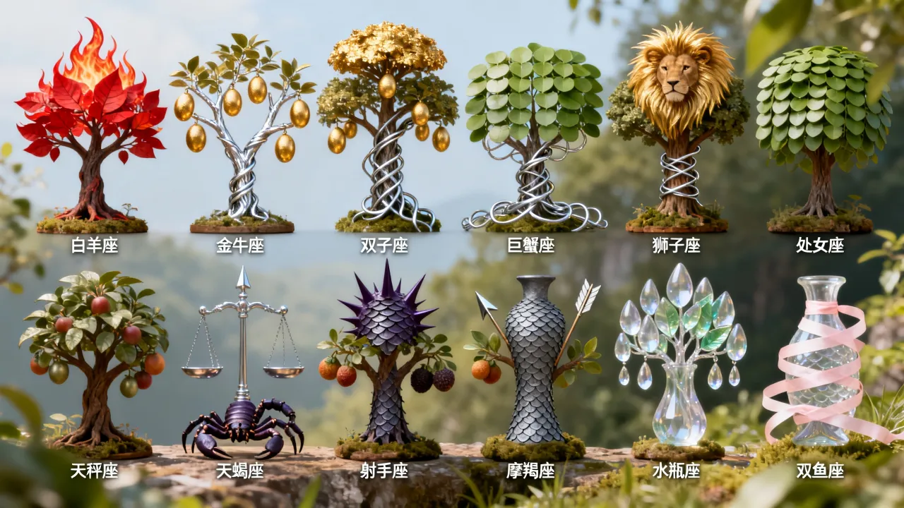 十二星座梦幻树的秘密是什么?怎么才能看懂 十二星座梦幻树的秘密是什么?怎么才能看懂