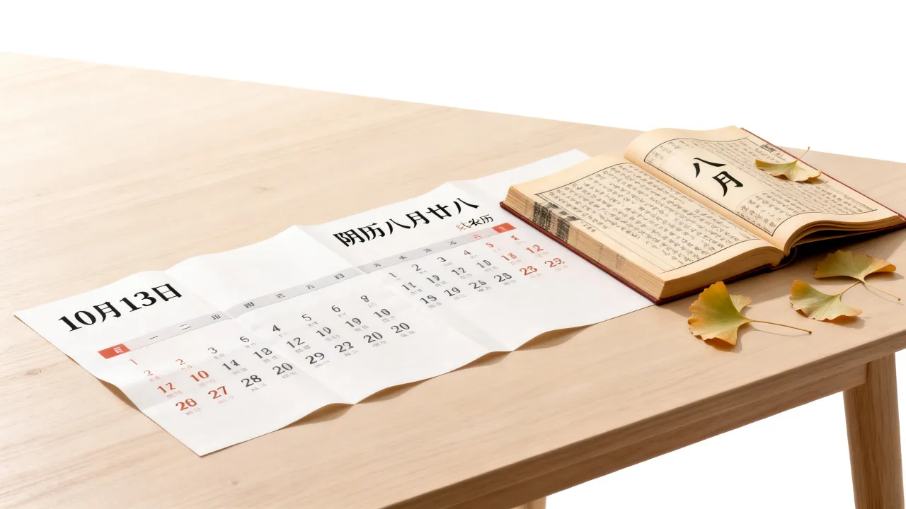 10月13的阴历是几月初几?10月13日农历是几月几号? 10月13的阴历是几月初几?10月13日农历是几月几号?