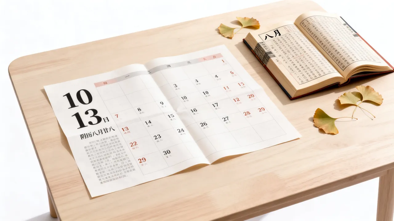 10月13的阴历是几月初几?10月13日农历是几月几号? 10月13的阴历是几月初几?10月13日农历是几月几号?