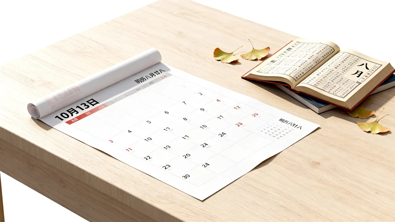 10月13的阴历是几月初几？10月13日农历是几月几号？