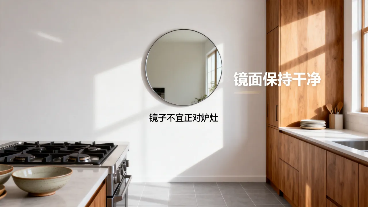 命运之镜在厨房有何寓意？厨房镜子摆放风水讲究