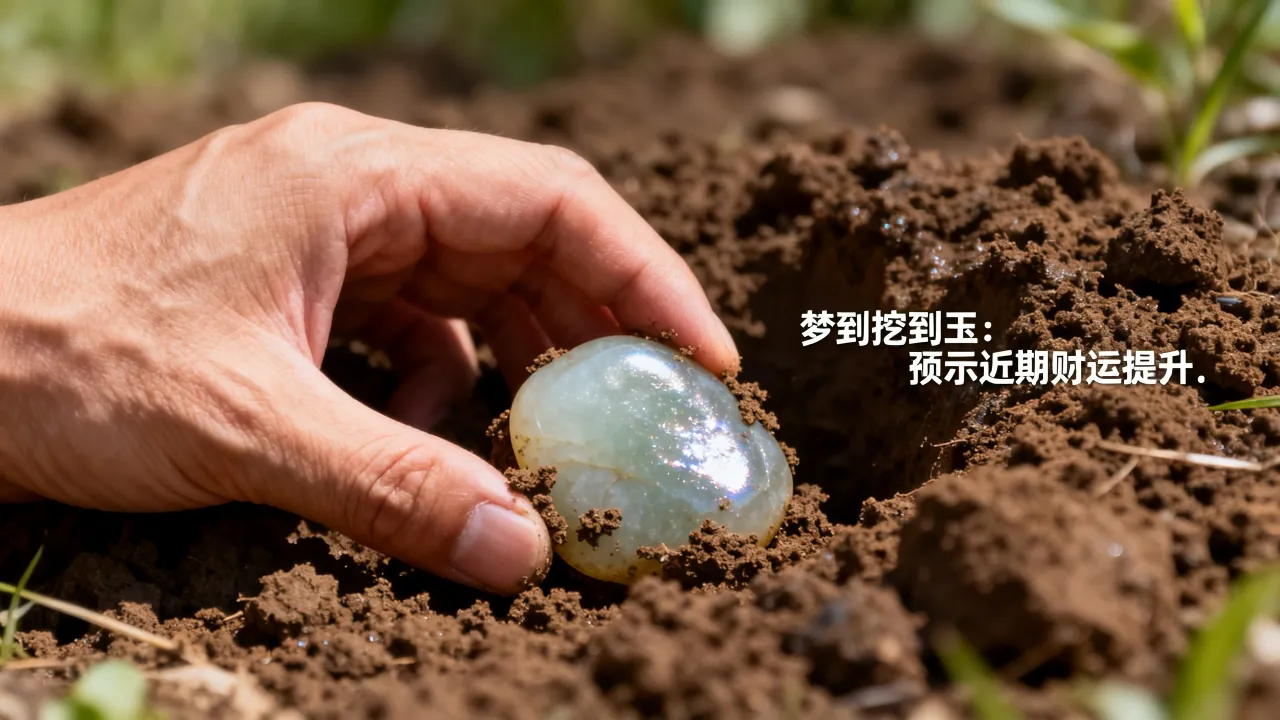 梦到挖到玉是怎么回事，周公解梦梦见挖到玉是什么预兆？