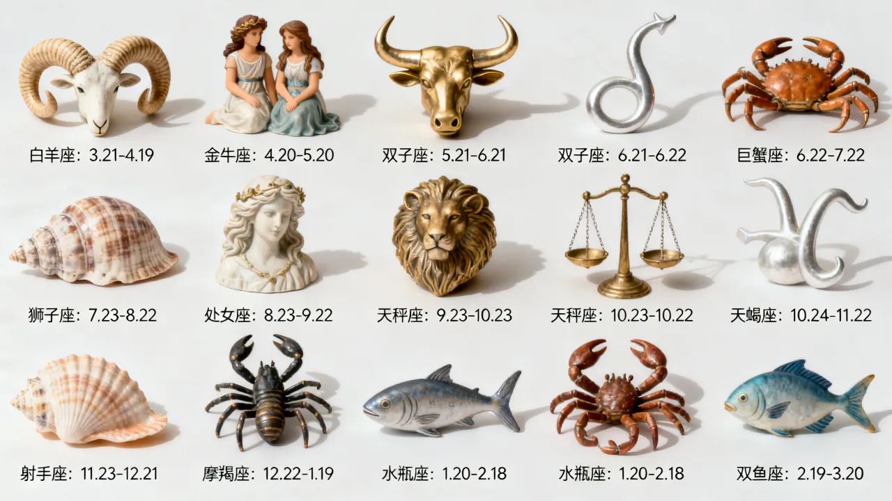 十二星座分别是什么星座,十二星座有哪些星座和日期查询 十二星座分别是什么星座,十二星座有哪些星座和日期查询