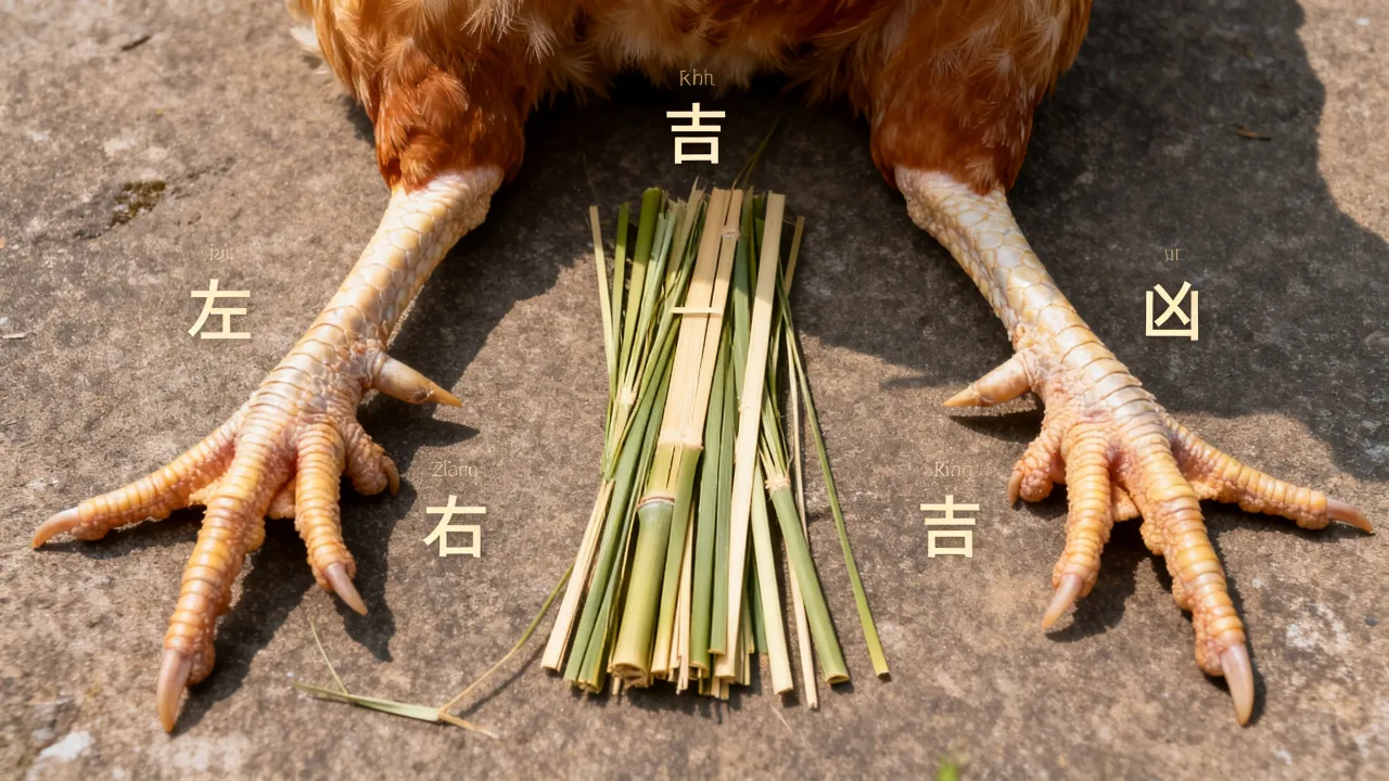 鸡卦怎么算的吉凶,鸡卦怎么看吉凶图解左右腿方法? 鸡卦怎么算的吉凶,鸡卦怎么看吉凶图解左右腿方法?