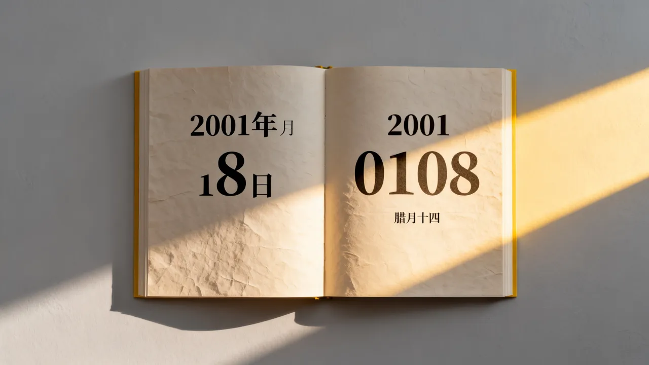 2001年1月8日阴历是几月初几?20010108农历查询 2001年1月8日阴历是几月初几?20010108农历查询